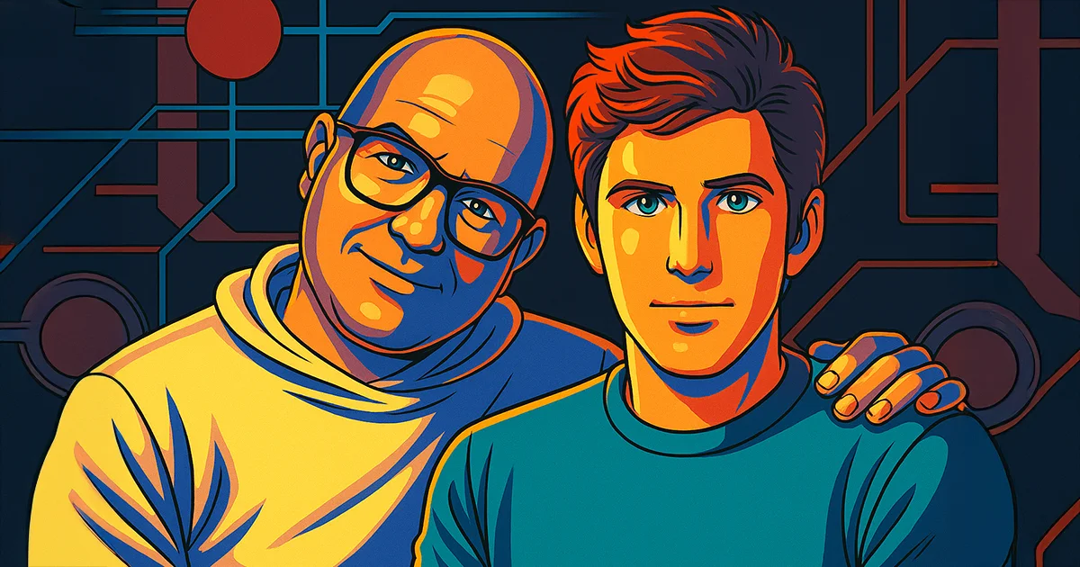 Sam Altman mit Jony Ive